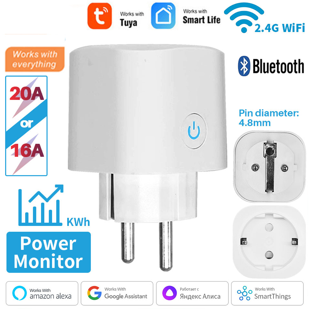 Outdoor Power Socket - Work With TUYA Smart Plug WiFi