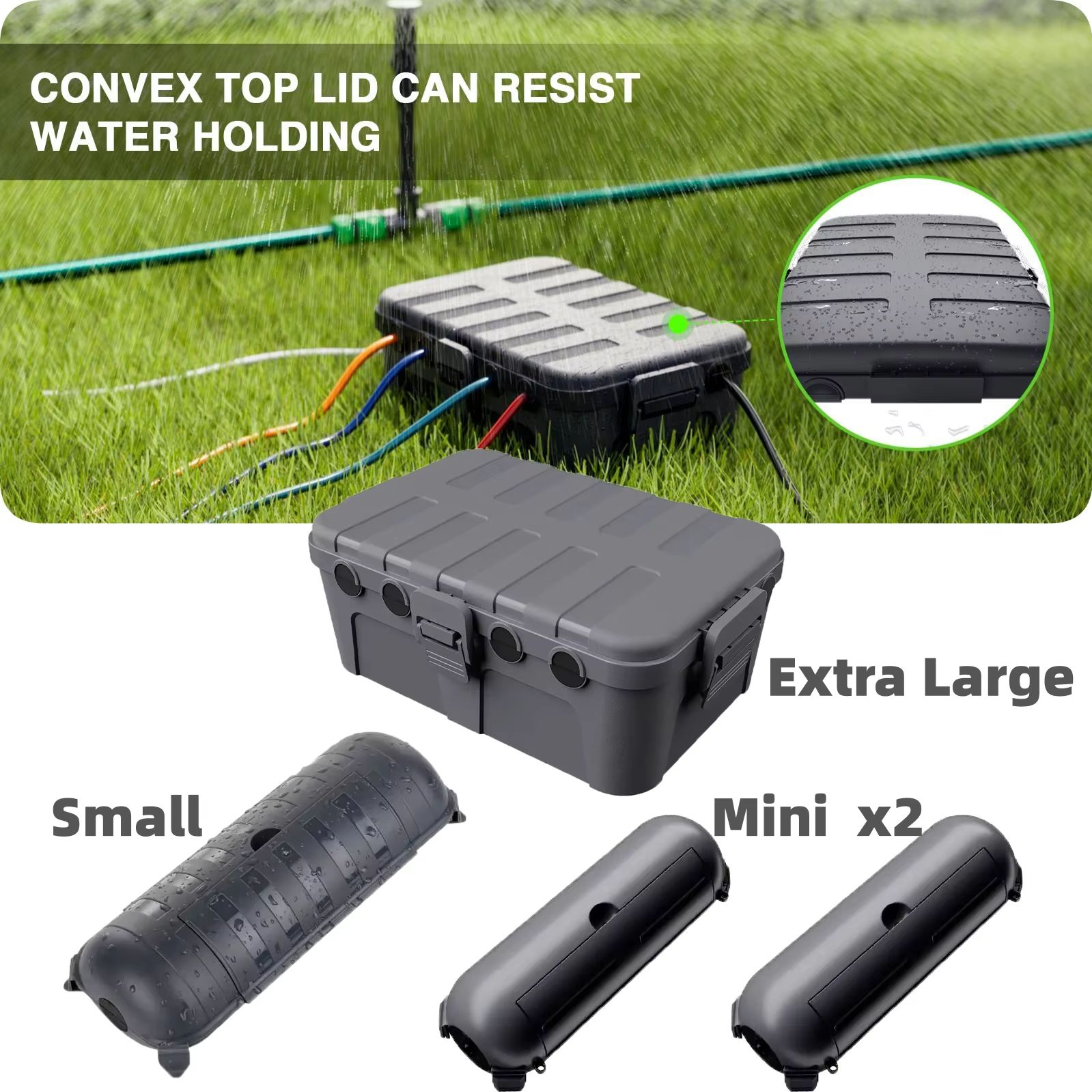Outdoor Power Wash - Large Weatherproof Outdoor Electrical Box Cable