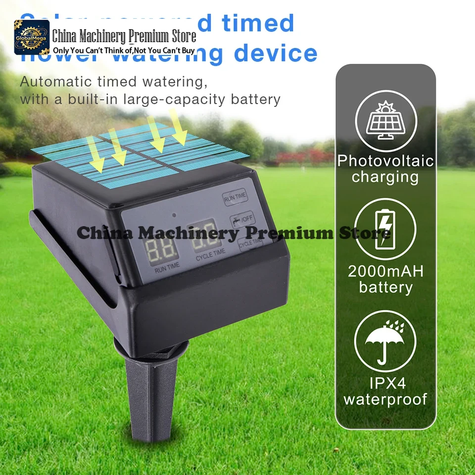 Outdoor Power 'Hose' - New Solar Powered Irrigation Timer Automatic