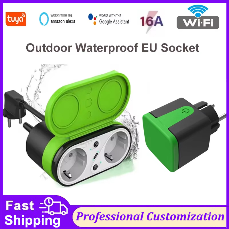 Outdoor Power Socket - Tuya EU 16A Wifi Smart Outdoor