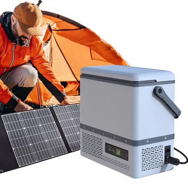 Outdoor Power Box - New Solar Powered Camping Outdoor Cooler