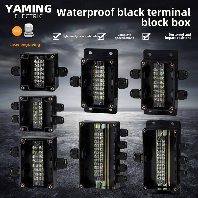 Outdoor Power Cable Junction Box - Waterproof Junction Box With Terminal Plastic