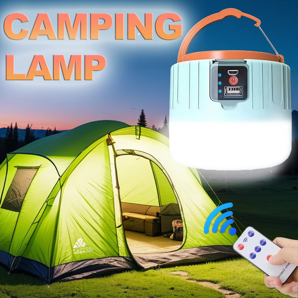 Outdoor Power For Lights - Solar Camping Lantern Rechargeable LED Portable