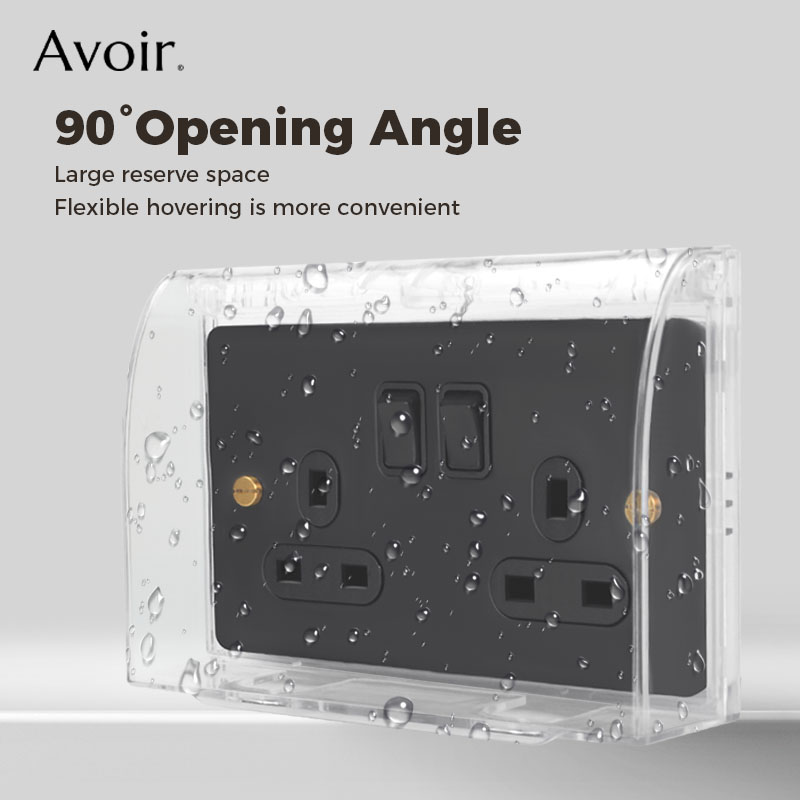 Outdoor Power Socket - Avoir Wall External Mount Switch Protection