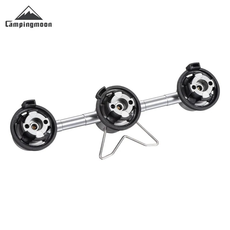 Outdoor Power Burner - CAMPINGMOON Outdoor Camping 1PCS Alloy Three