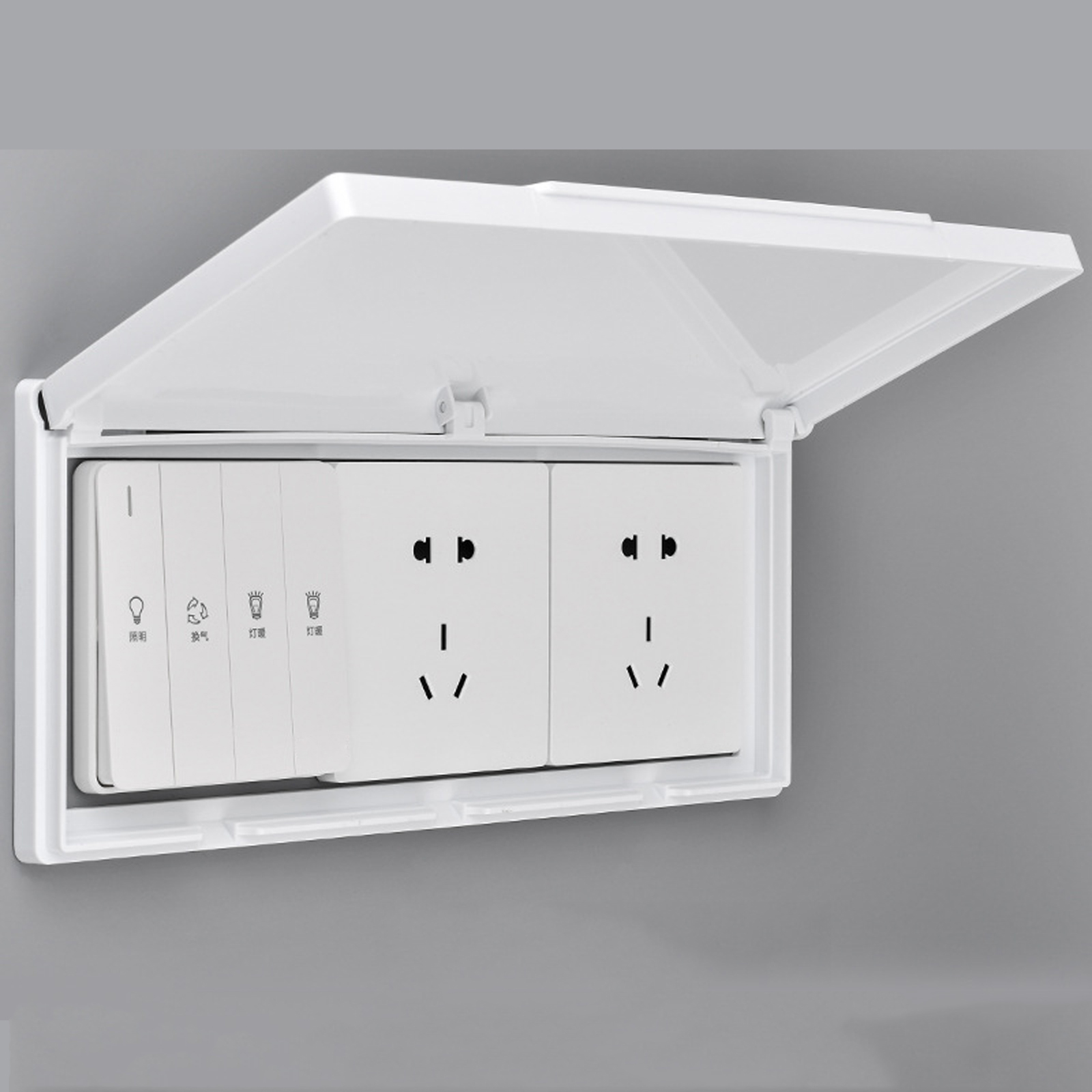 3 Gang Waterproof Outlet Cover - огляд і ціна Outdoor Power Socket
