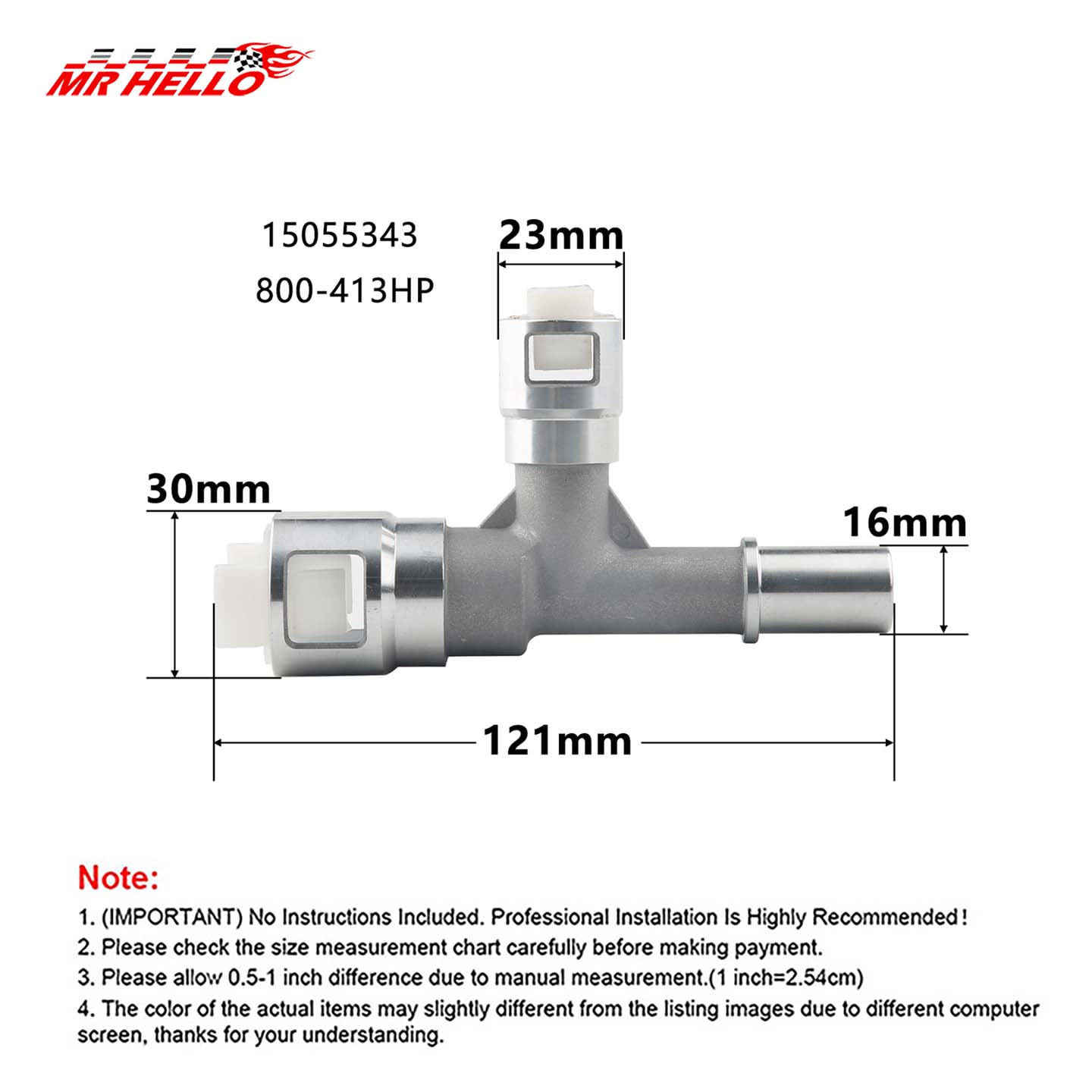 2Pcs/set 800-413HP Metal Heate - огляд і ціна Outdoor Power 'Hose'