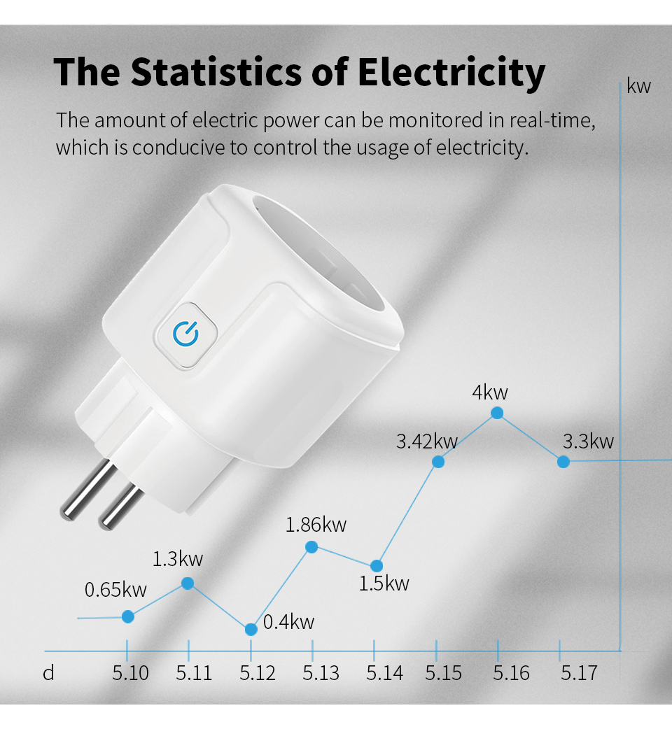 Work With TUYA Smart Plug WiFi - огляд і ціна Outdoor Power Socket