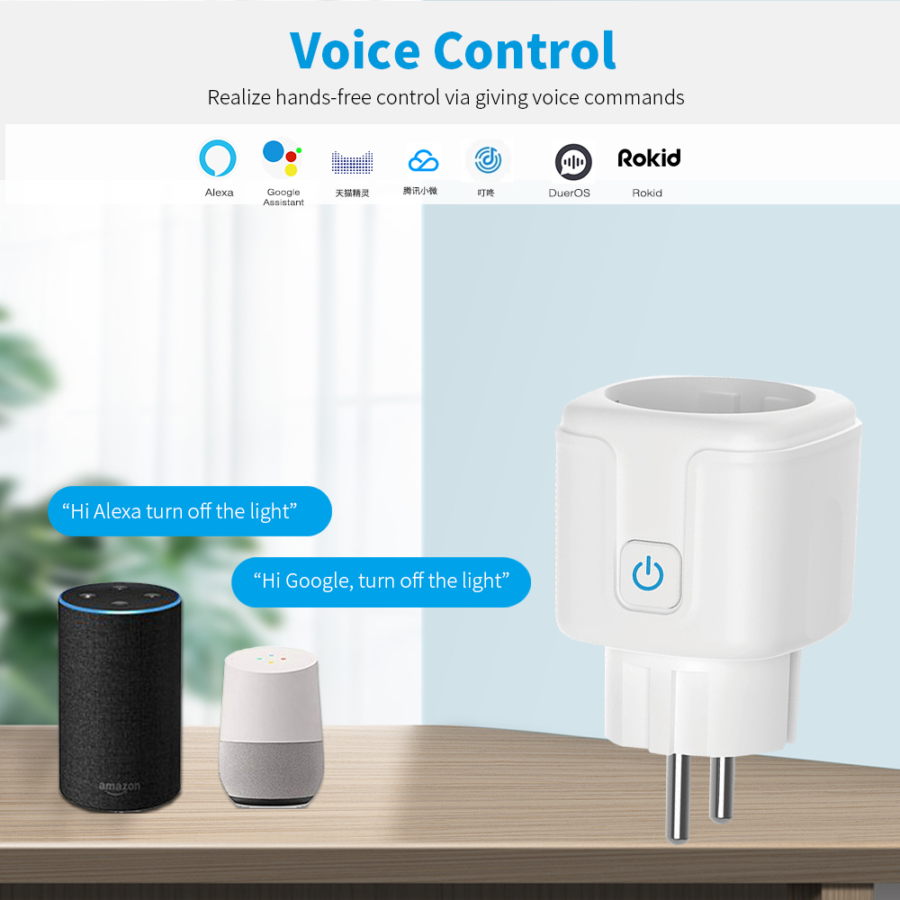 Work With TUYA Smart Plug WiFi - огляд і ціна Outdoor Power Socket