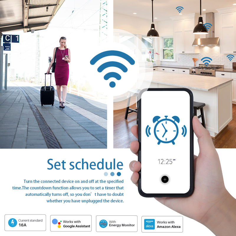 Work With TUYA Smart Plug WiFi - огляд і ціна Outdoor Power Socket
