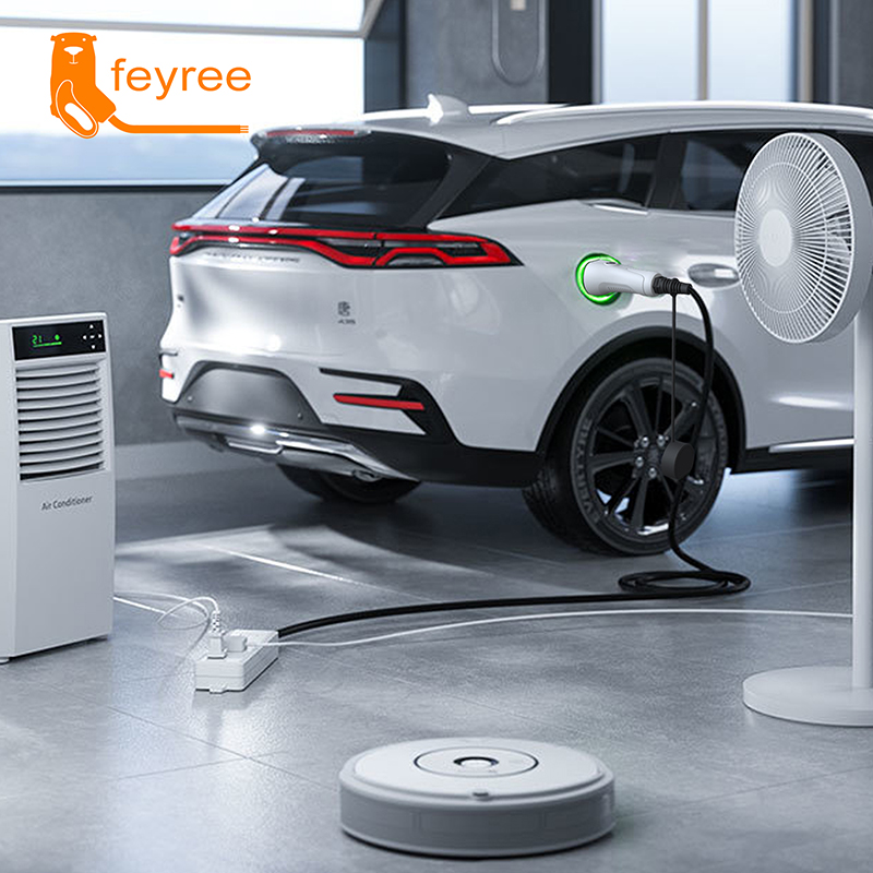 Feyree V2L Cable Electric Car  - огляд і ціна Outdoor Power Socket