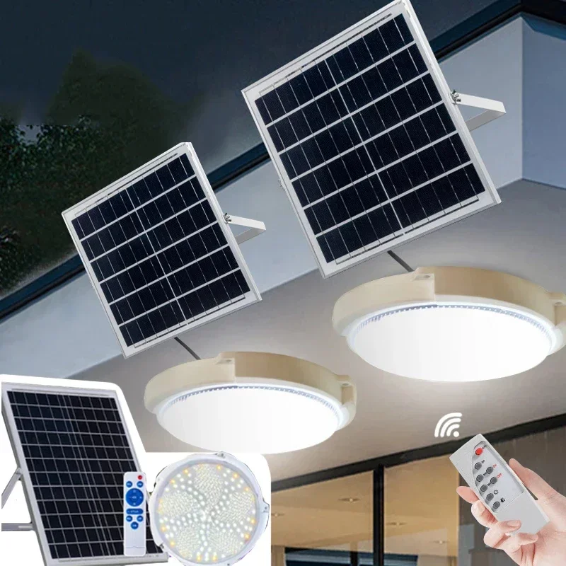 60/500W LED Solar Ceiling Ligh - огляд і ціна Outdoor Power Line