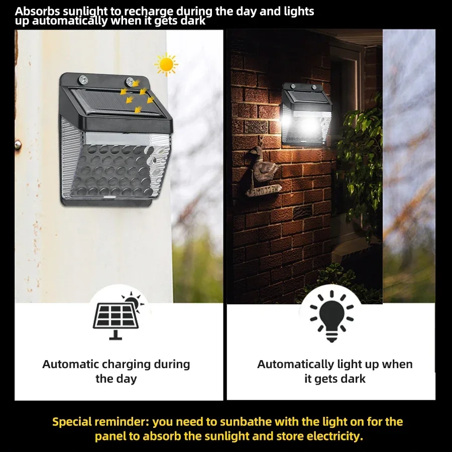 LED Solar Light PIR Motion Sen - огляд і ціна Outdoor Power For Lights