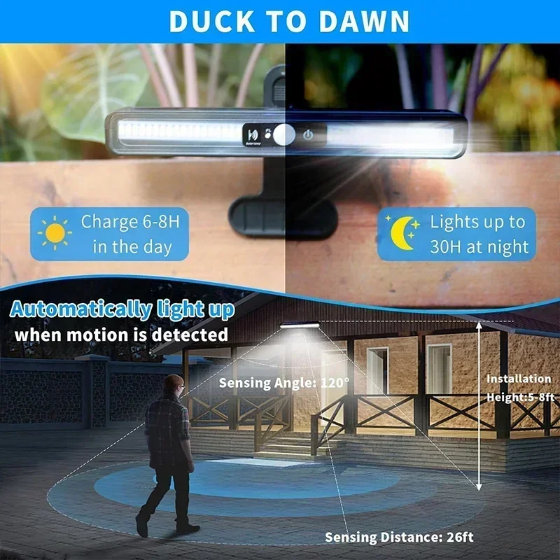 Clip On Solar Motion Lights Ou - огляд і ціна Outdoor Power For Lights