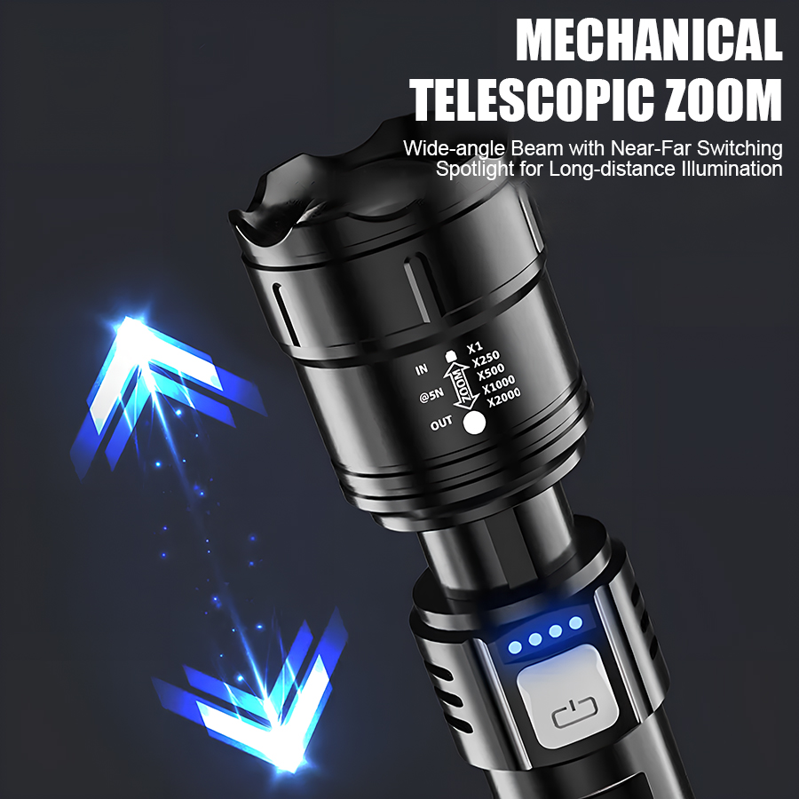 High Power P50 LED Flashlight  - огляд і ціна Outdoor Power For Lights
