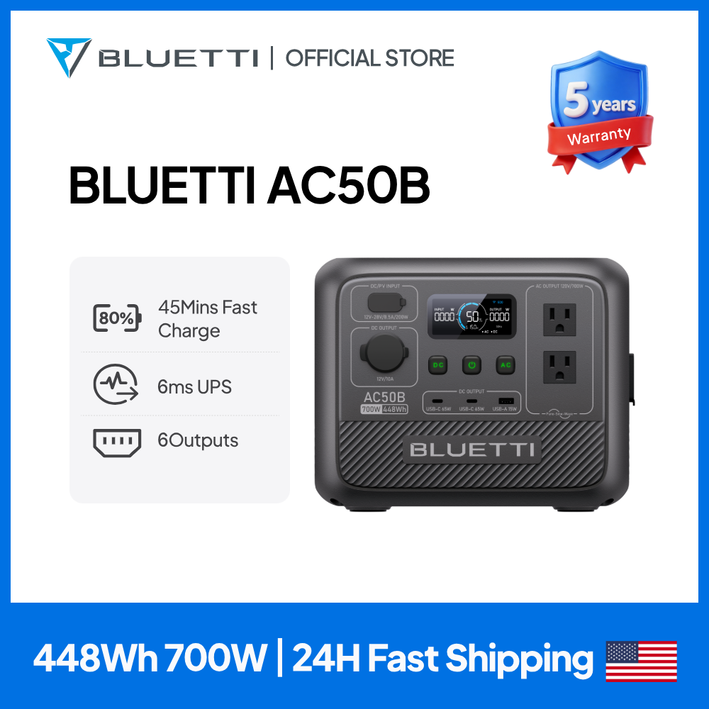 BLUETTI AC50B Portable Power S - огляд і ціна Outdoor Power Wash