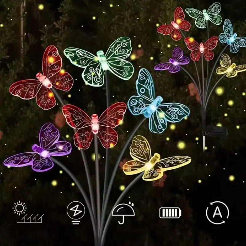 Solar Powered Butterfly Lights - огляд і ціна Outdoor Power For Lights