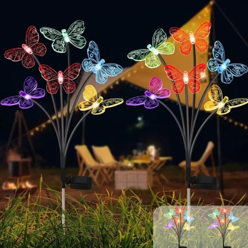 Solar Powered Butterfly Lights - огляд і ціна Outdoor Power For Lights