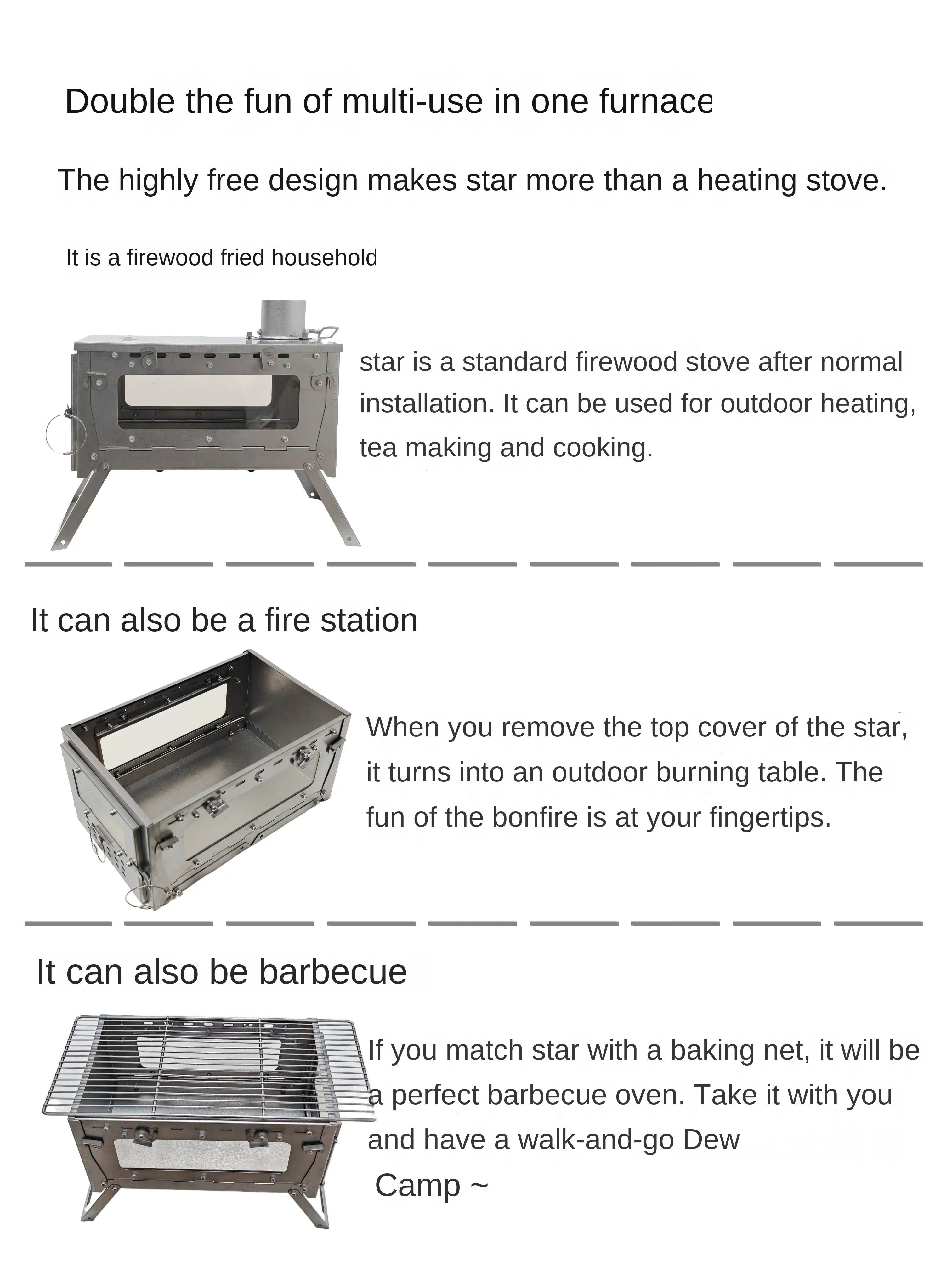 WT Star Ti Titanium Alloy Fold - огляд і ціна Outdoor Power Burner
