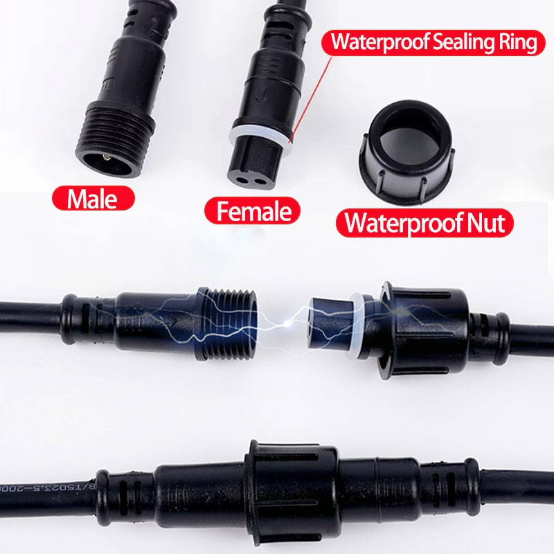 Waterproof Wire Connector Set  - огляд і ціна Outdoor Power Socket