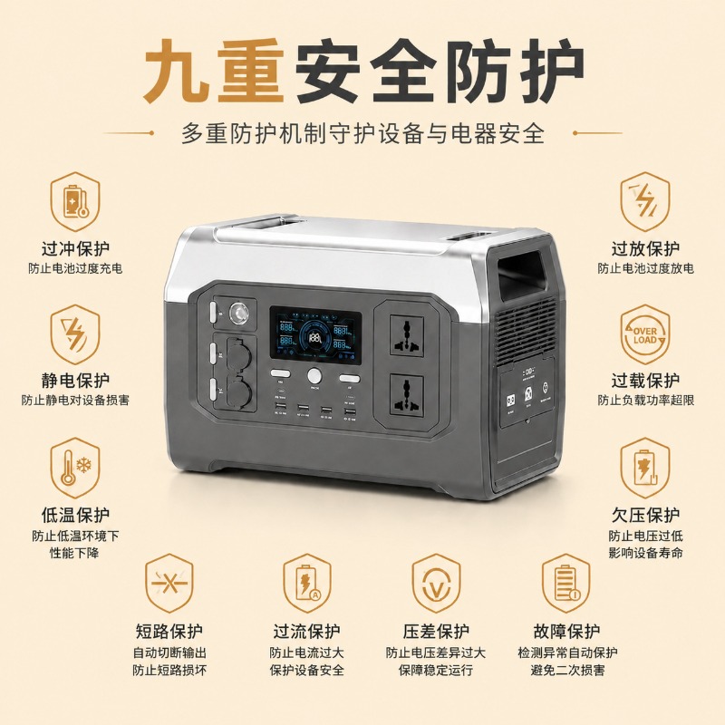 1800W Portable Power Station U - огляд і ціна Outdoor Uninterruptible Power Supply