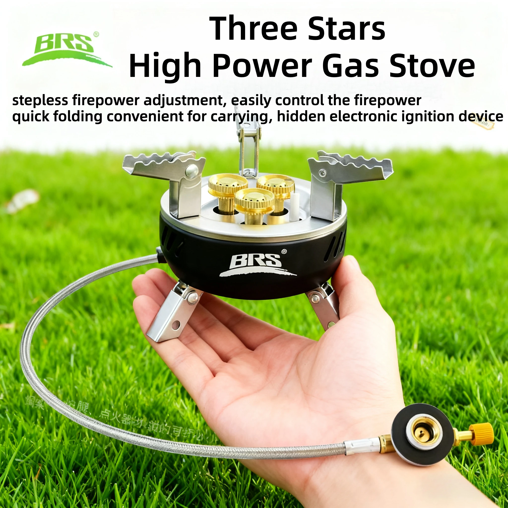 BRS 203-Core Camping Gas Stove - огляд і ціна Outdoor Power 'Hose'