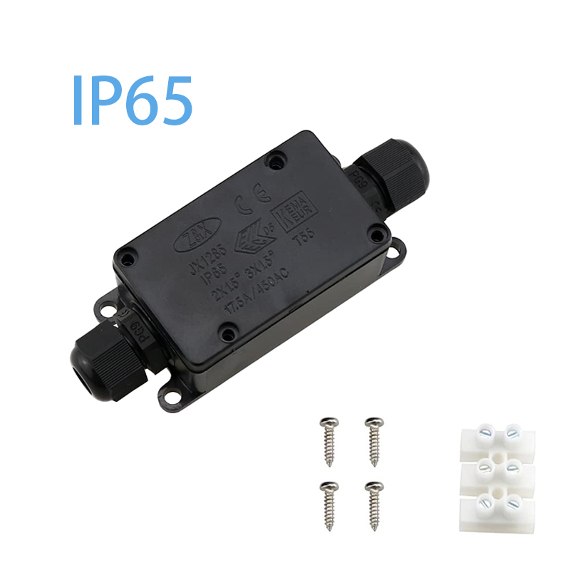 3pcs 2Way IP65 Waterproof Outd - огляд і ціна Outdoor Power Cable Junction Box