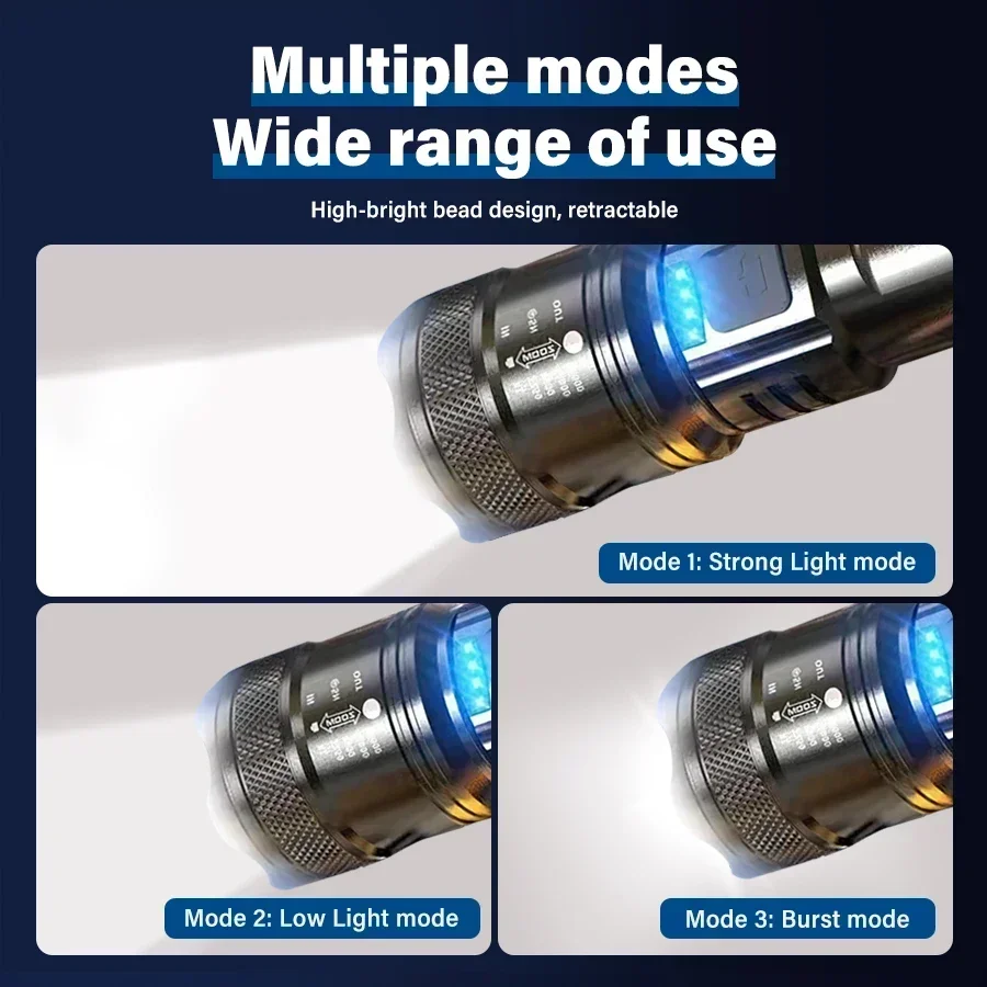 Tactical LED Flashlight 2000LM - огляд і ціна Outdoor Usb Power Bank