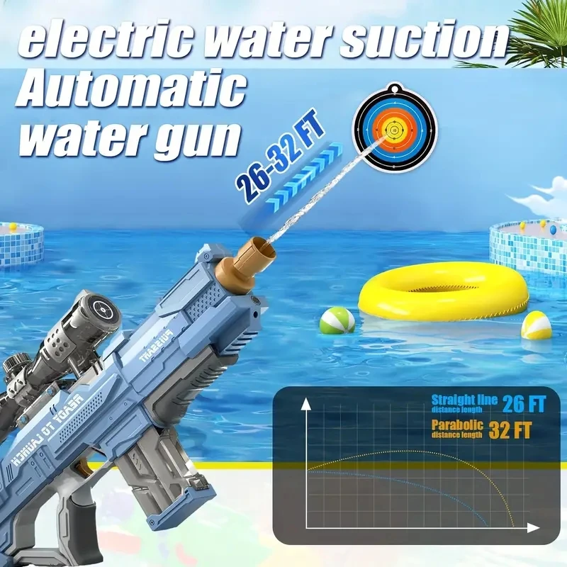 Adult Electric Water Gun Toys  - огляд і ціна Outdoor Power Wash