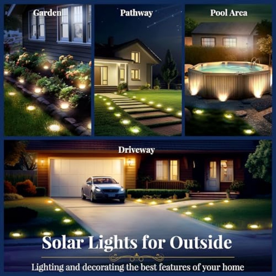 Solar Ground Lights Solar Ligh - огляд і ціна Outdoor Power For Lights